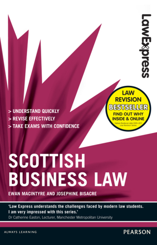 Cover image: Law Express: Scottish Business Law (Revision Guide) 1st edition 9781408296028