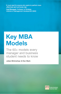 Cover image: Key MBA Models 1st edition 9781292016856