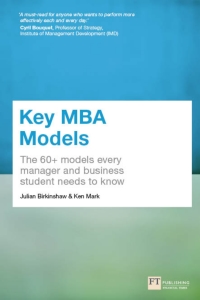 Imagen de portada: Key MBA Models 1st edition 9781292016856