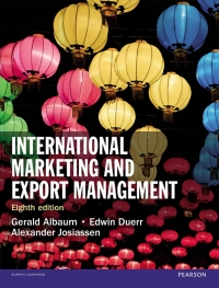 Imagen de portada: International Marketing and Export Management 8th edition 9781292016924