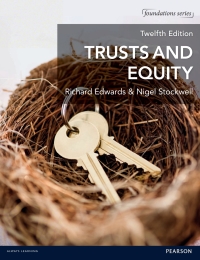 Cover image: Trusts and Equity 12th edition 9781292017051