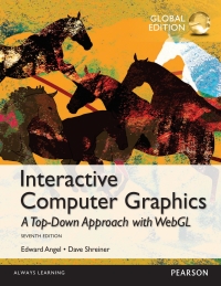 Imagen de portada: Interactive Computer Graphics with WebGL, Global Edition 7th edition 9781292019345