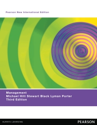 Cover image: Management: Pearson New International Edition 3rd edition 9781292020594