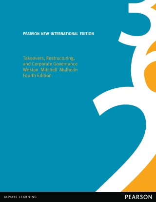 Cover image: Takeovers, Restructuring, and Corporate Governance: Pearson New International Edition 4th edition 9781292020860
