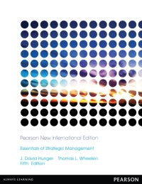 Imagen de portada: Essentials of Strategic Management: Pearson New International Edition 5th edition 9781292020907