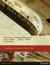 Imagen de portada: Introduction to Hospitality Management: Pearson New International Edition 4th edition 9781292021010