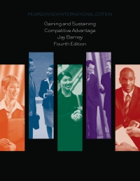 Imagen de portada: Gaining and Sustaining Competitive Advantage: Pearson New International Edition 4th edition 9781292021454