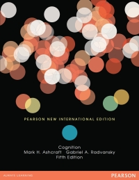Cover image: Cognition: Pearson New International Edition 5th edition 9781292021478