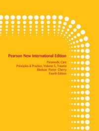 Cover image: Paramedic Care: Pearson New International Edition 4th edition 9781292021782
