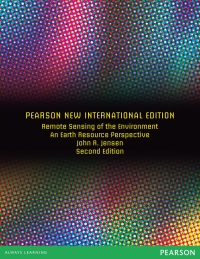 Omslagafbeelding: Remote Sensing of the Environment: Pearson New International Edition 2nd edition 9781292021706