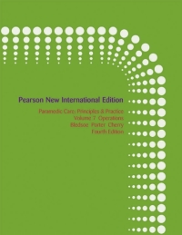 Cover image: Paramedic Care: Pearson New International Edition 4th edition 9781292021720