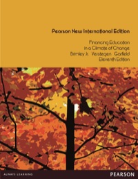 Cover image: Financing Education in a Climate of Change: Pearson New International Edition 11th edition 9781292021898