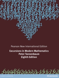 Cover image: Excursions in Modern Mathematics: Pearson New International Edition 8th edition 9781292022048