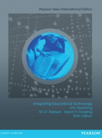 Cover image: Integrating Educational Technology into Teaching: Pearson New International Edition 6th edition 9781292022086