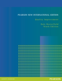 Omslagafbeelding: Quality Improvement: Pearson New International Edition 9th edition 9781292022307