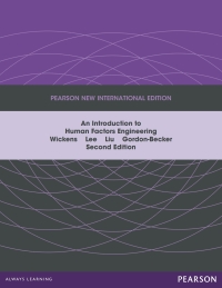 表紙画像: Introduction to Human Factors Engineering: Pearson New International Edition 2nd edition 9781292022314