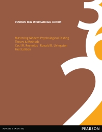 Immagine di copertina: Mastering Modern Psychological Testing: Pearson New International Edition 1st edition 9781292022529