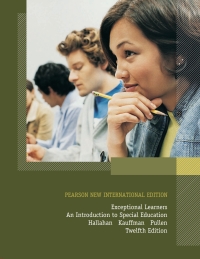 Cover image: Exceptional Learners: Pearson New International Edition 12th edition 9781292022581