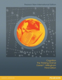 Imagen de portada: Cognition: Pearson New International Edition 3rd edition 9781292022710