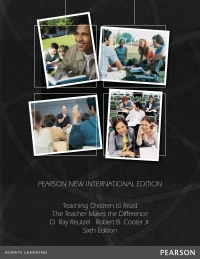 Imagen de portada: Teaching Children to Read: Pearson New International Edition 6th edition 9781292022772