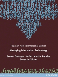 Cover image: Managing Information Technology: Pearson New International Edition 7th edition 9781292023465