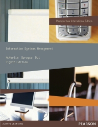 Imagen de portada: Information Systems Management: Pearson New International Edition 8th edition 9781292023540