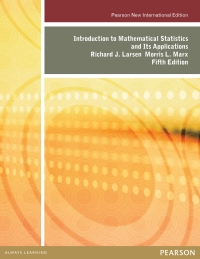 表紙画像: Introduction to Mathematical Statistics and Its Applications: Pearson New International Edition 5th edition 9781292023557