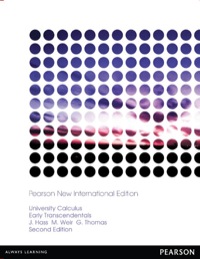 Imagen de portada: University Calculus, Early Transcendentals: Pearson New International Edition 2nd edition 9781292025018