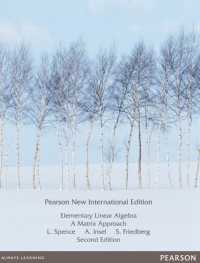 Cover image: Elementary Linear Algebra: Pearson New International Edition 2nd edition 9781292025032