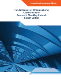Cover image: Fundamentals of Organizational Communication: Pearson New International Edition 8th edition 9781292025063