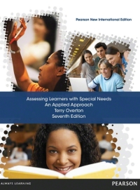 Omslagafbeelding: Assessing Learners with Special Needs: Pearson New International Edition 7th edition 9781292025124
