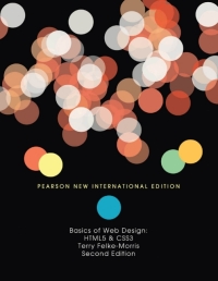 表紙画像: Basics of Web Design: Pearson New International Edition 2nd edition 9781292025469