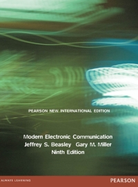Cover image: Modern Electronic Communication: Pearson New International Edition 9th edition 9781292025476