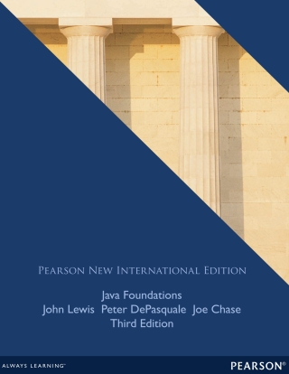 Imagen de portada: Java Foundations: Pearson New International Edition 3rd edition 9781292025483