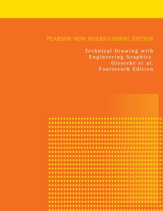 Cover image: Technical Drawing with Engineering Graphics: Pearson New International Edition 14th edition 9781292026183