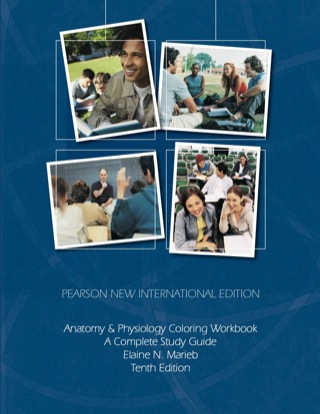 Cover image: Anatomy and Physiology Coloring Workbook: Pearson New International Edition 10th edition 9781292026435