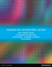 Cover image: How English Works: Pearson New International Edition 3rd edition 9781292026527