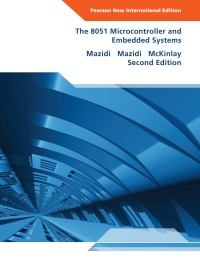 Immagine di copertina: 8051 Microcontroller and Embedded Systems, The: Pearson New International Edition 2nd edition 9781292026572