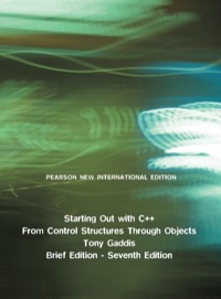 Imagen de portada: Starting Out with C++: Pearson New International Edition 7th edition 9781292026725