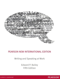 Cover image: Writing & Speaking at Work: Pearson New International Edition 5th edition 9781292040370