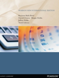 Omslagafbeelding: Business Math Brief: Pearson New International Edition 10th edition 9781292039817