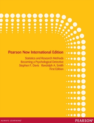 Cover image: An Introduction to Statistics and Research Methods: Pearson New International Edition 1st edition 9781292027647