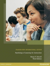 Imagen de portada: Psychology of Learning for Instruction: Pearson New International Edition 3rd edition 9781292040073