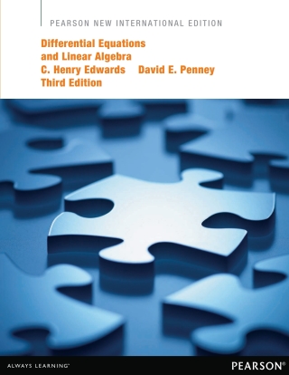 Immagine di copertina: Differential Equations and Linear Algebra: Pearson New International Edition 3rd edition 9781292039084