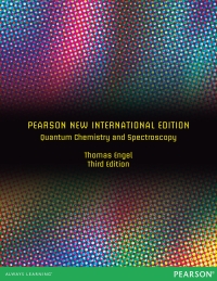Titelbild: Quantum Chemistry and Spectroscopy: Pearson New International Edition PDF eBook 3rd edition 9781292039510
