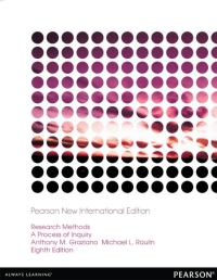 Immagine di copertina: Research Methods: Pearson New International Edition 8th edition 9781292042169