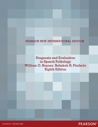 Titelbild: Diagnosis and Evaluation in Speech Pathology: Pearson New International Edition 8th edition 9781292041490