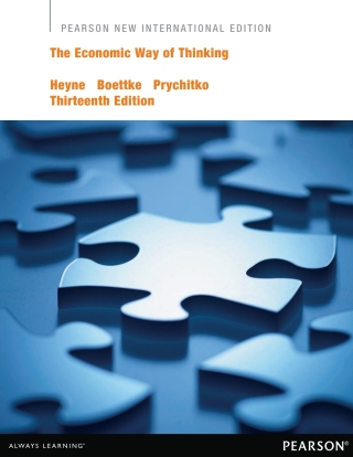 Cover image: The Economic Way of Thinking: Pearson New International Edition 13th edition 9781292026794
