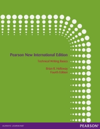 Imagen de portada: Technical Writing Basics 4th edition 9781292026954