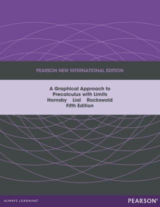 Omslagafbeelding: Graphical Approach to Precalculus with Limits: A Unit Circle Approach 5th edition 9781292040806